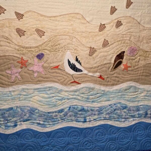 Patrones Quilt ocas en la playa - Imagen 3