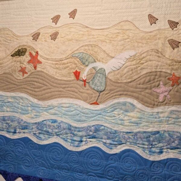 Patrones Quilt ocas en la playa - Imagen 2